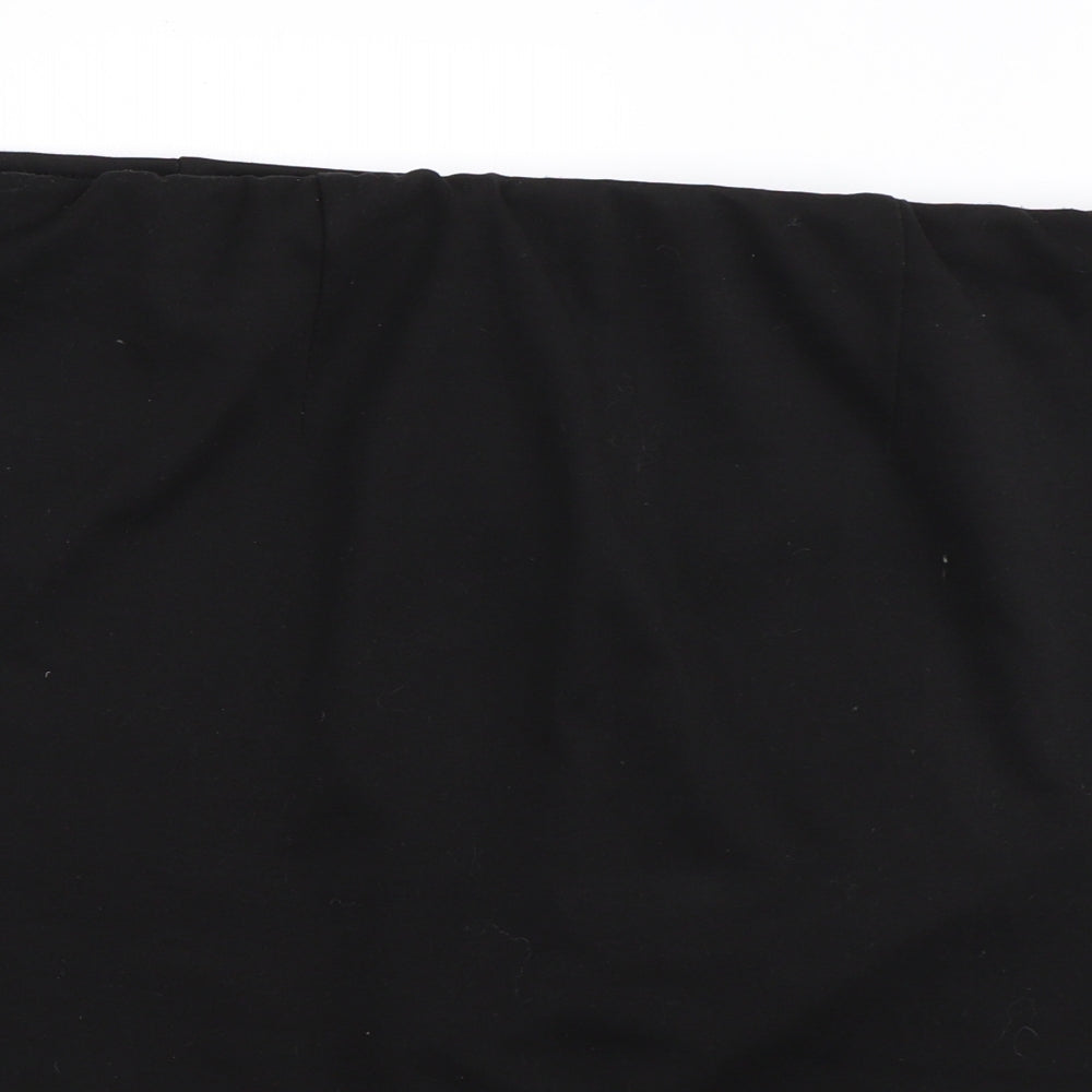 DASH Womens Black   Straight & Pencil Skirt Size XL