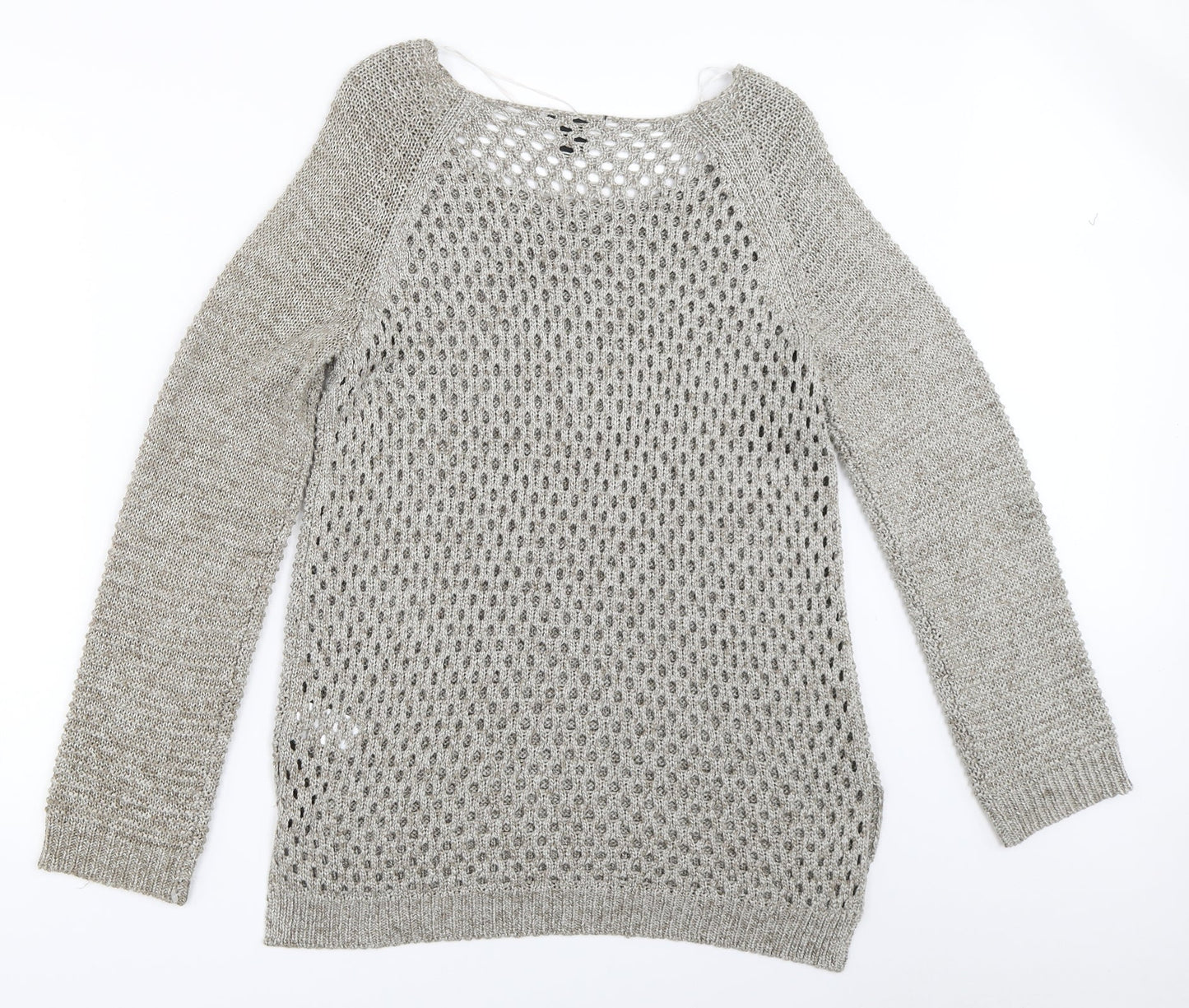 H&M Womens Grey   Pullover Jumper Size M
