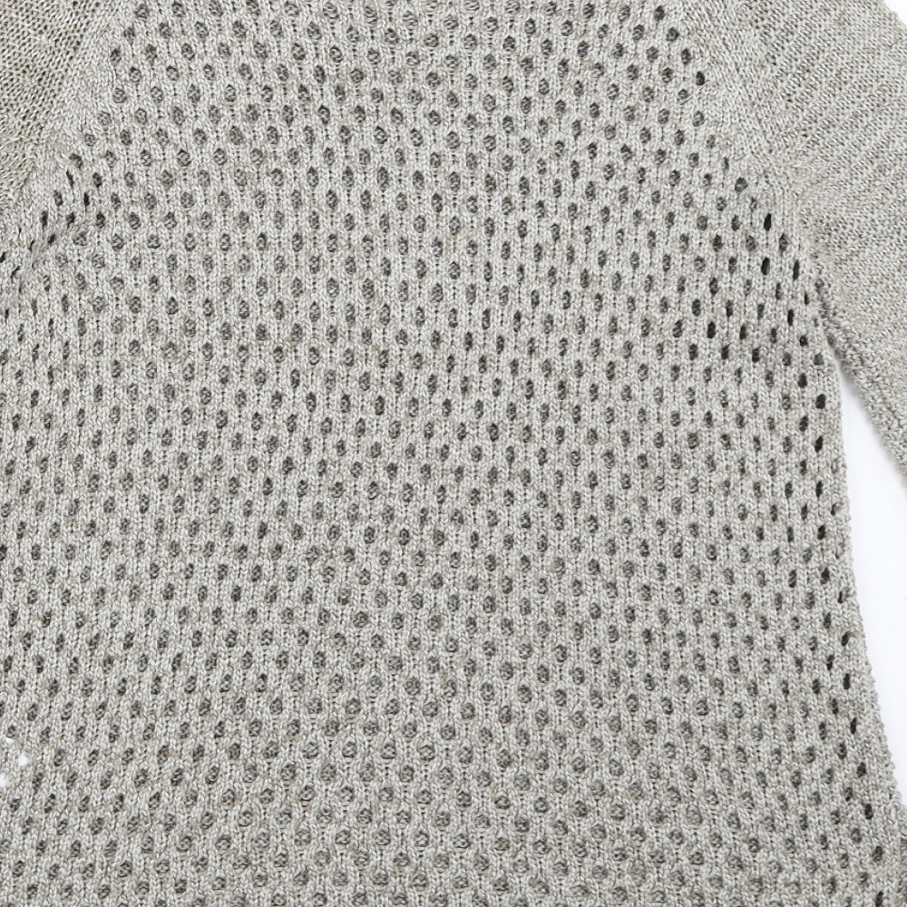 H&M Womens Grey   Pullover Jumper Size M