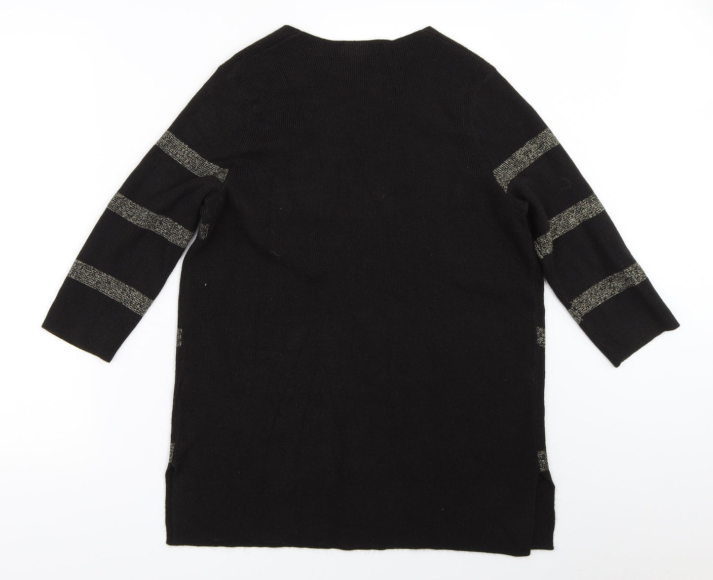 Per Una Womens Brown Striped  Pullover Jumper Size 12