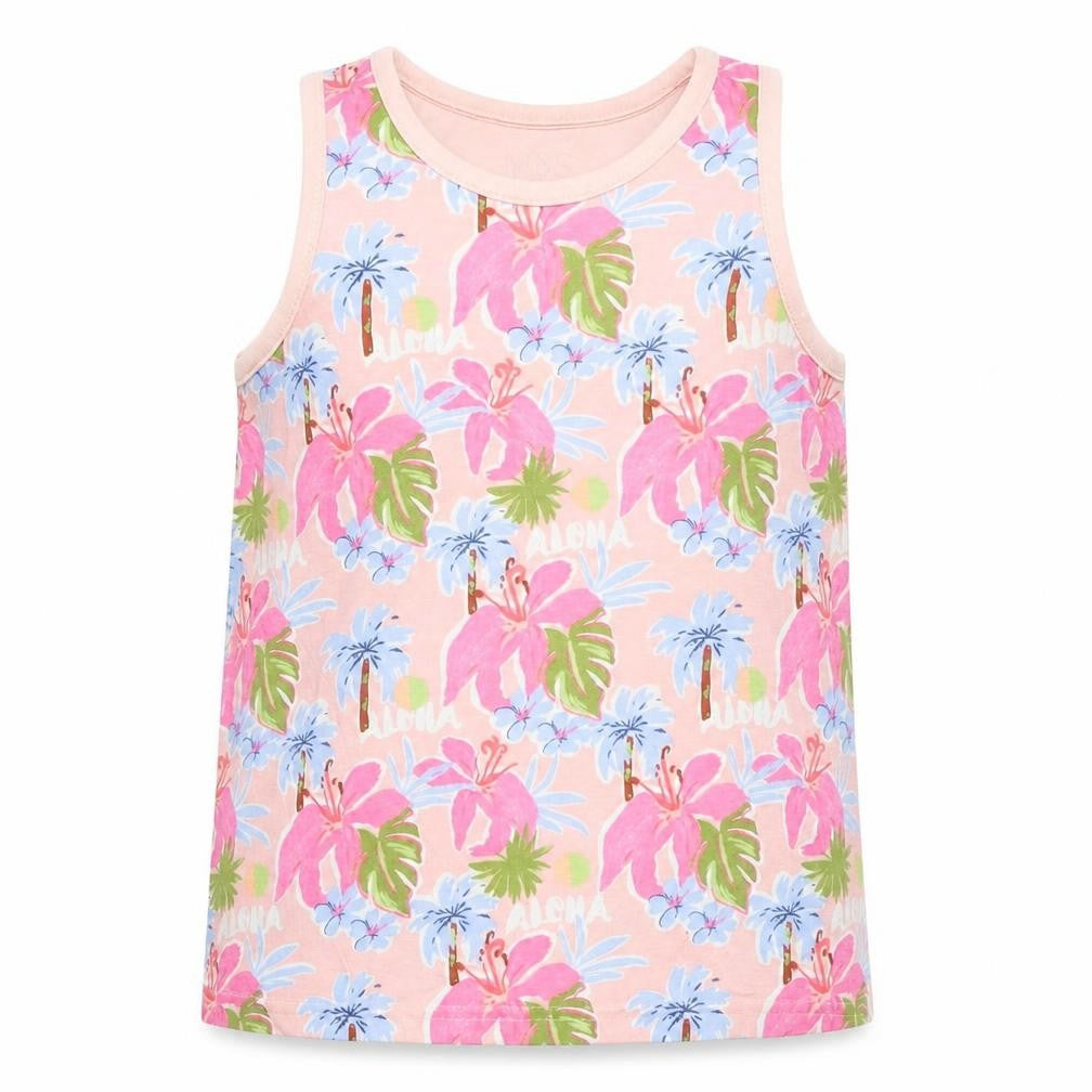 Marks and Spencer Girls Pink   Basic Tank Size 9-10 Years