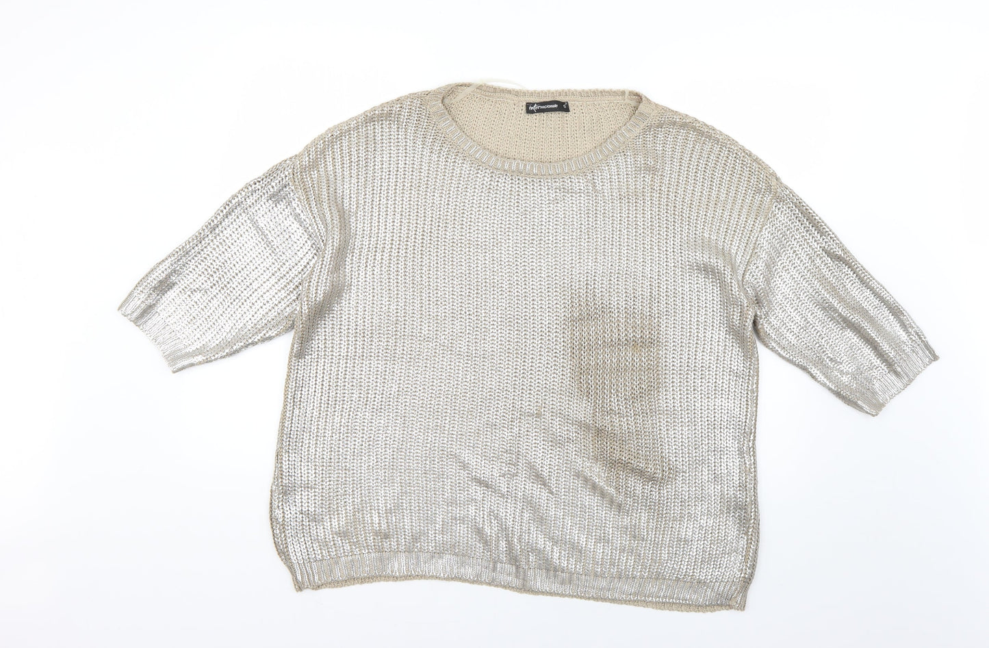 Internacionale Womens Gold   Pullover Jumper Size 12
