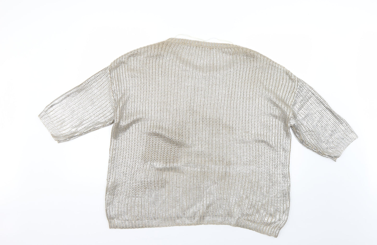 Internacionale Womens Gold   Pullover Jumper Size 12