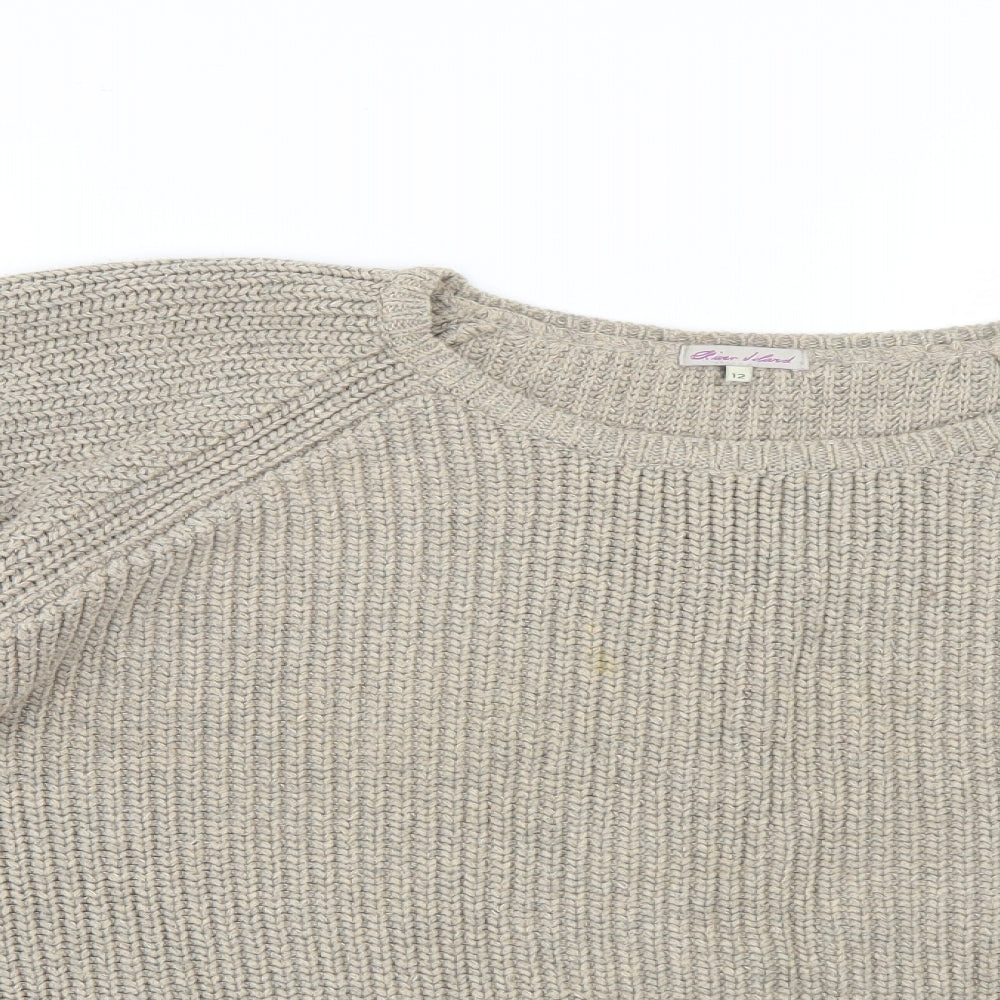 River Island Womens Beige   Pullover Jumper Size 12
