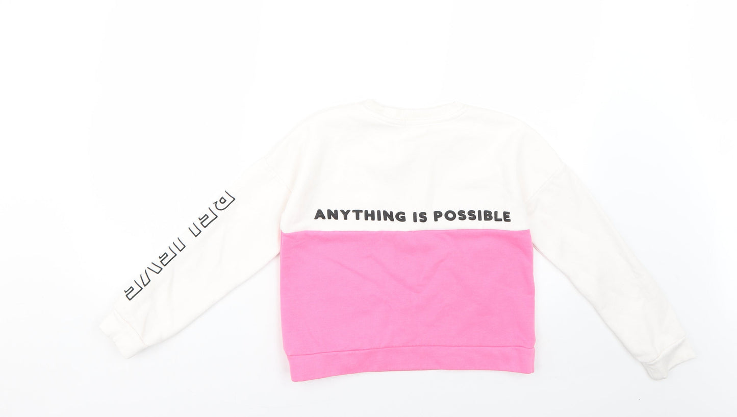 Primark Girls Multicoloured   Pullover Jumper Size 9-10 Years