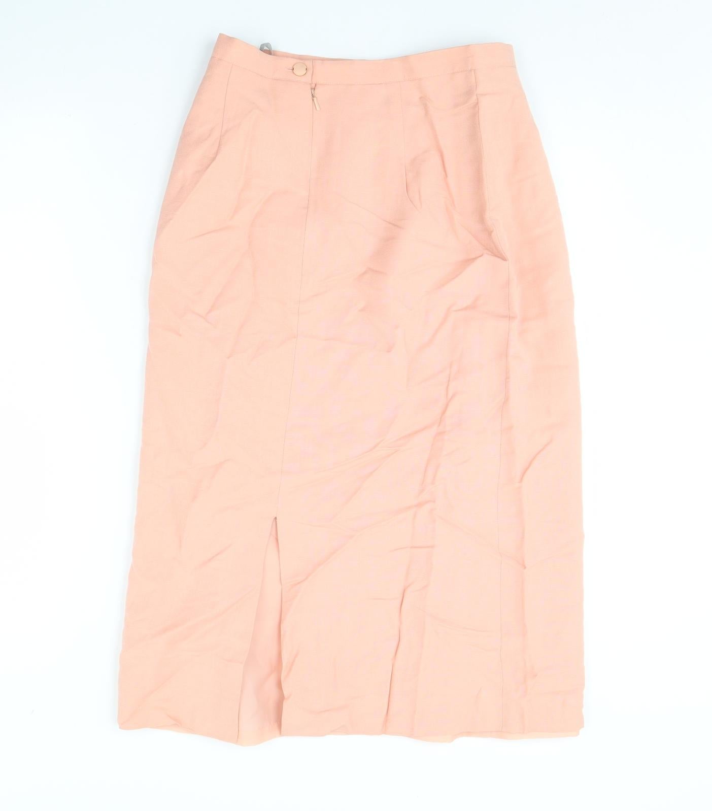 Planet Womens Orange   Straight & Pencil Skirt Size 12