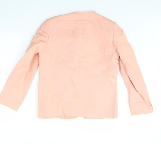 Planet Womens Pink   Jacket Blazer Size 12  - Shoulder Pads