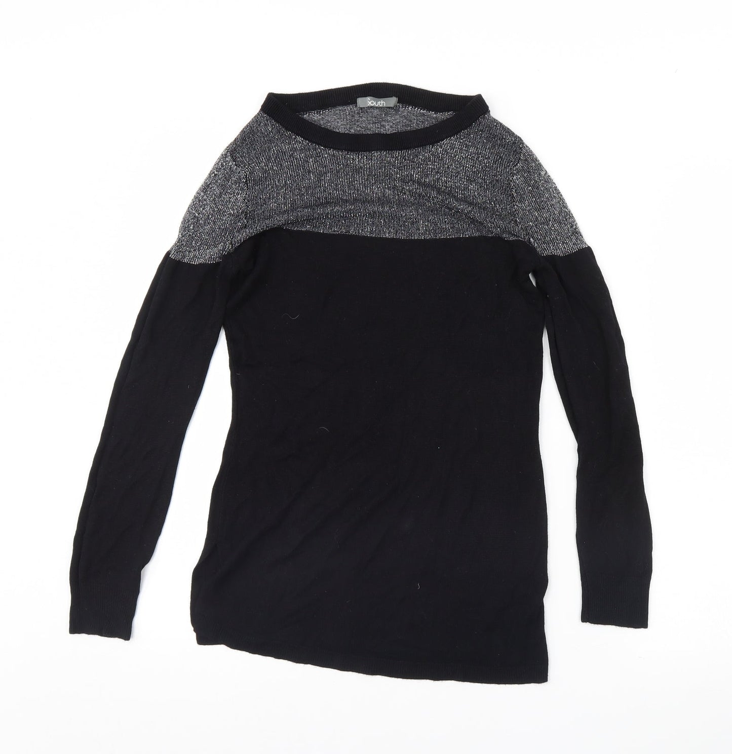 South Womens Black   Pullover Jumper Size 10