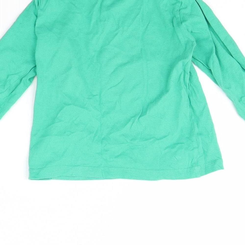 Primark Boys Green   Basic T-Shirt Size 3 Years  - Monkey