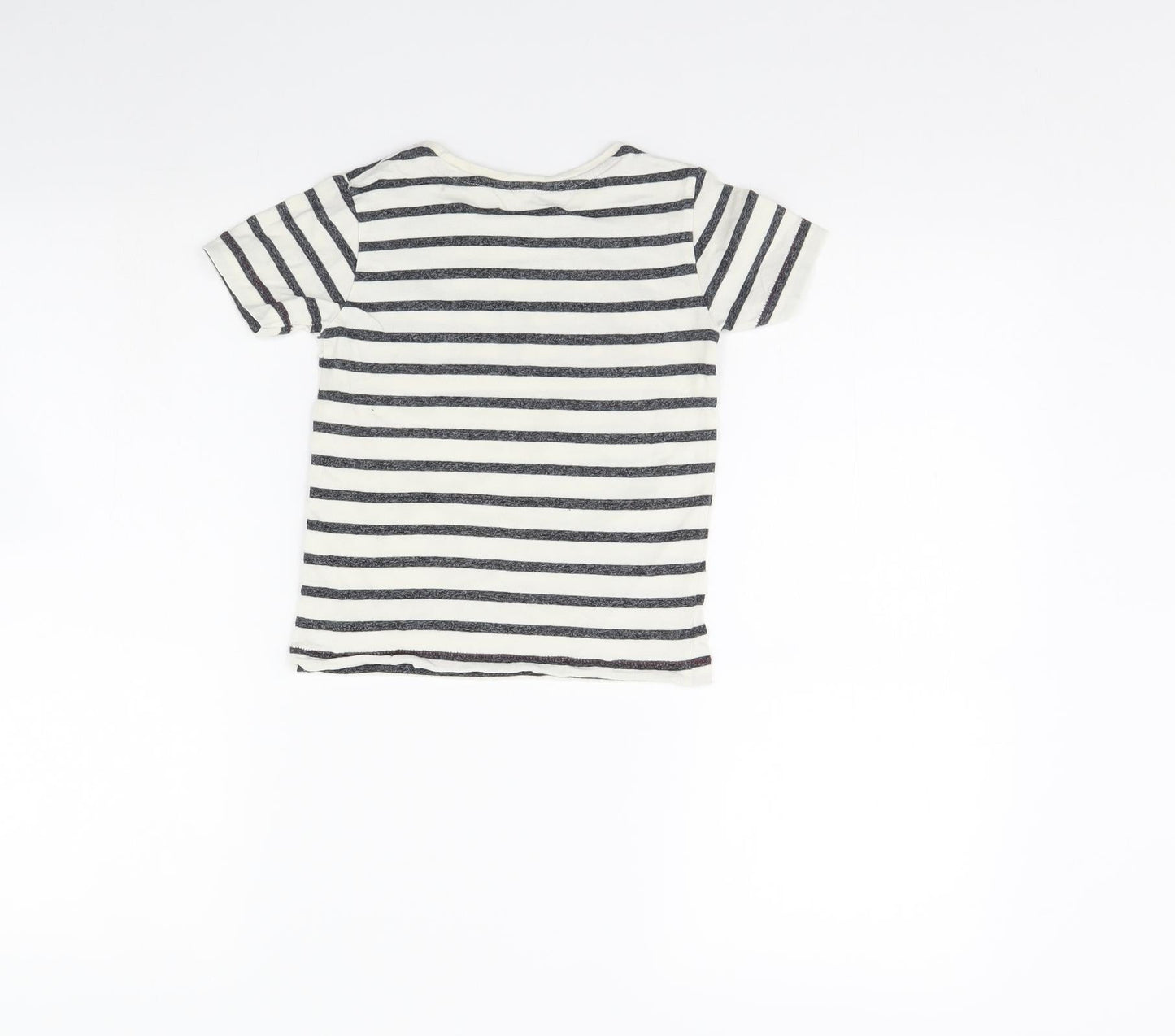 George Boys Ivory Striped  Basic T-Shirt Size 3 Years  - NYC