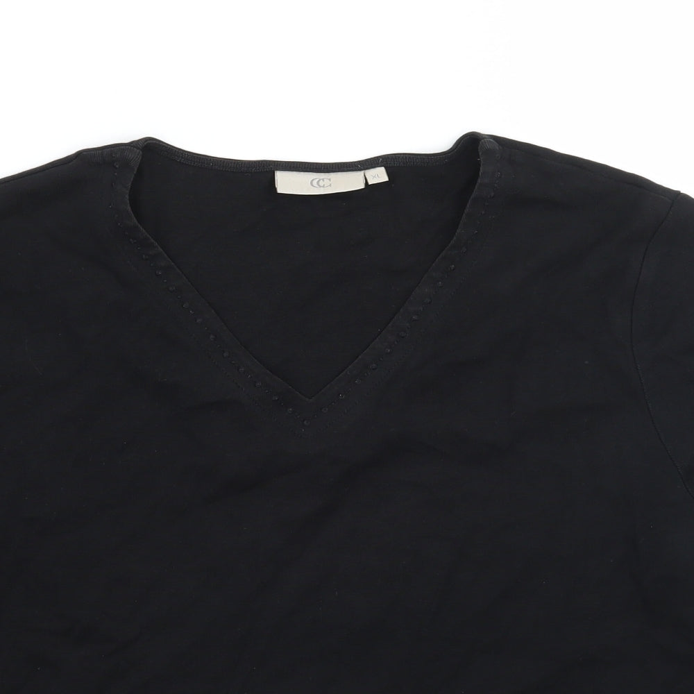 CC Womens Black   Basic T-Shirt Size XL
