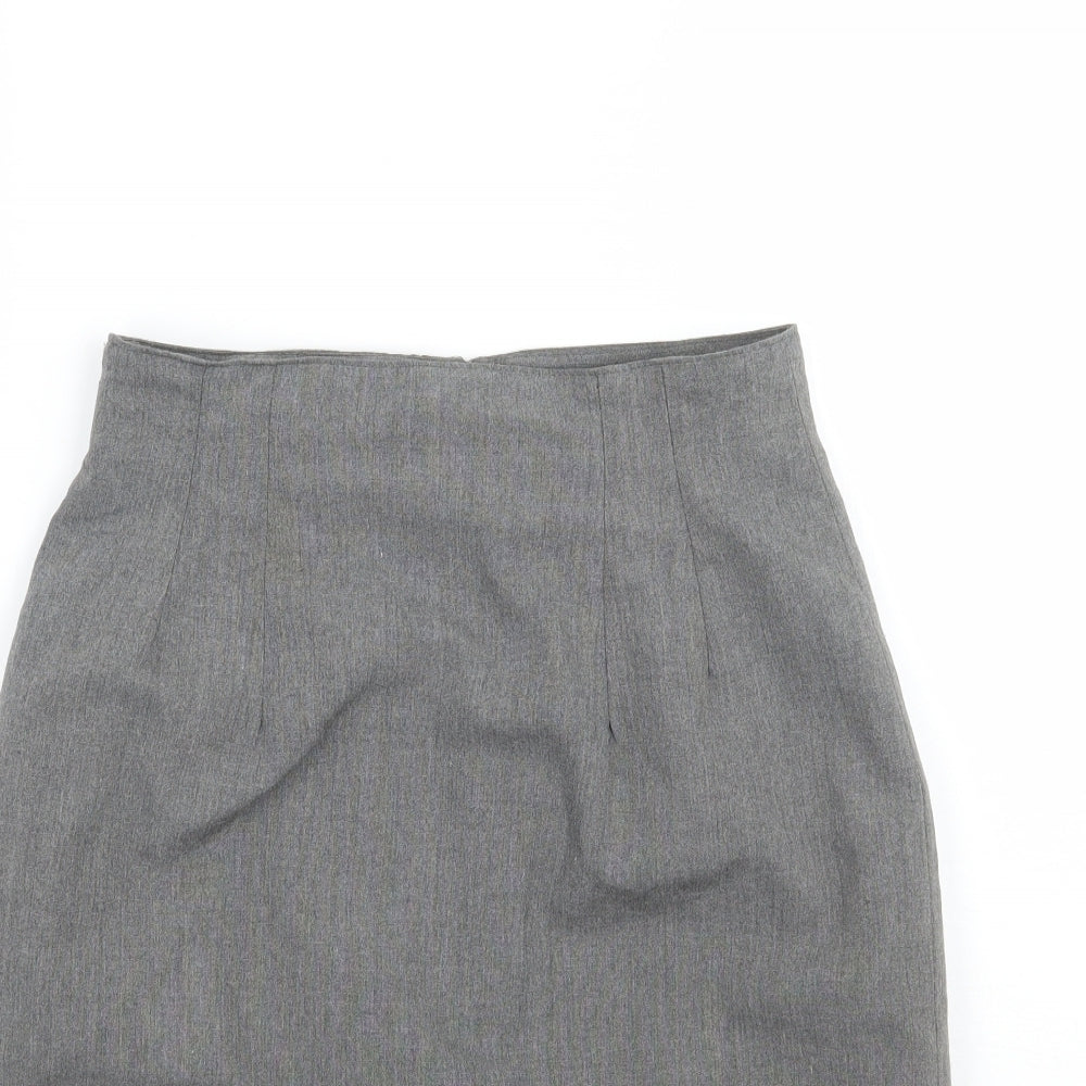 Preworn Womens Grey   A-Line Skirt Size 10