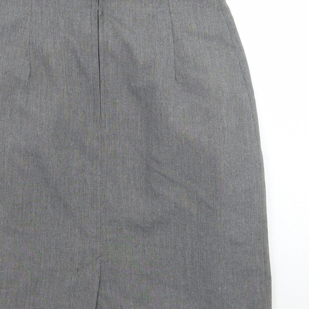 Preworn Womens Grey   A-Line Skirt Size 10