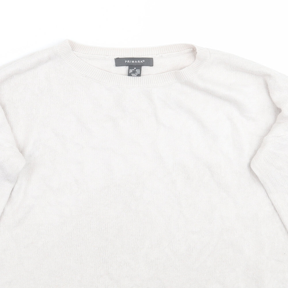 Primark Womens Beige   Pullover Jumper Size M