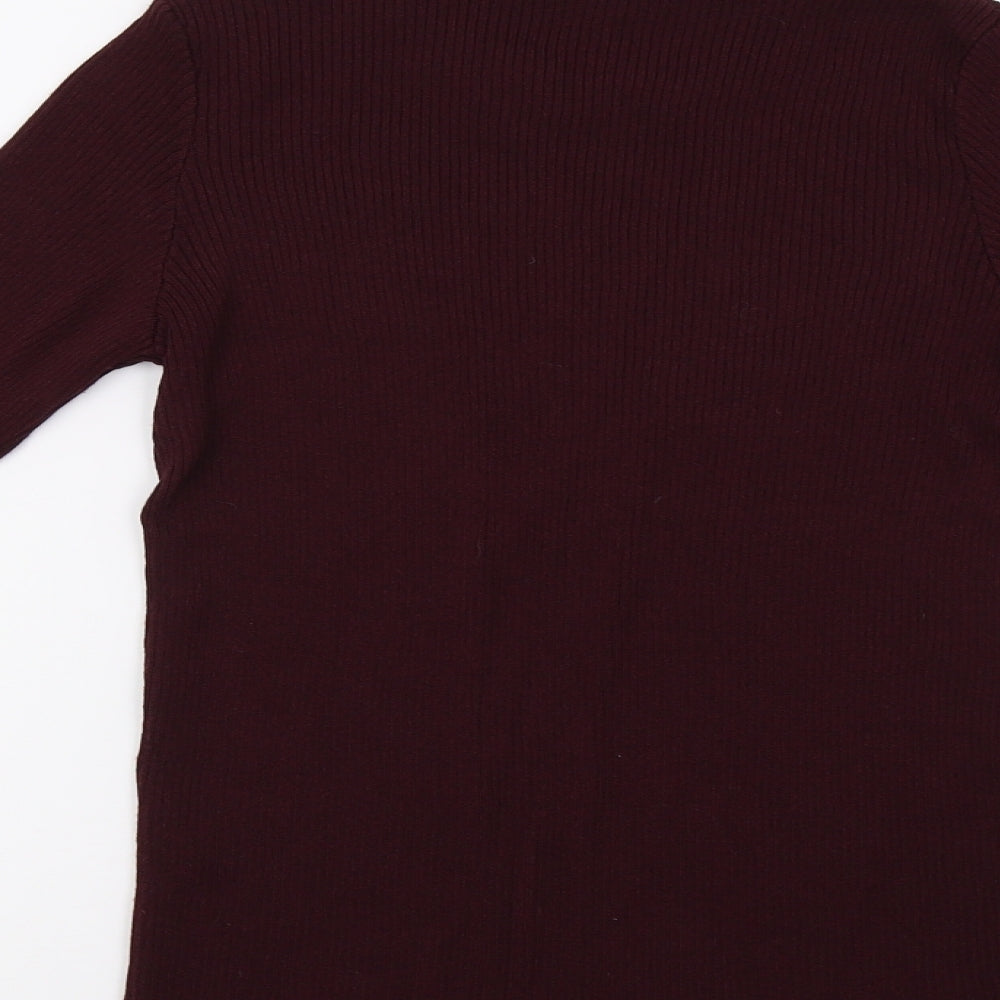 Dorothy Perkins Womens Purple   Pullover Jumper Size 10