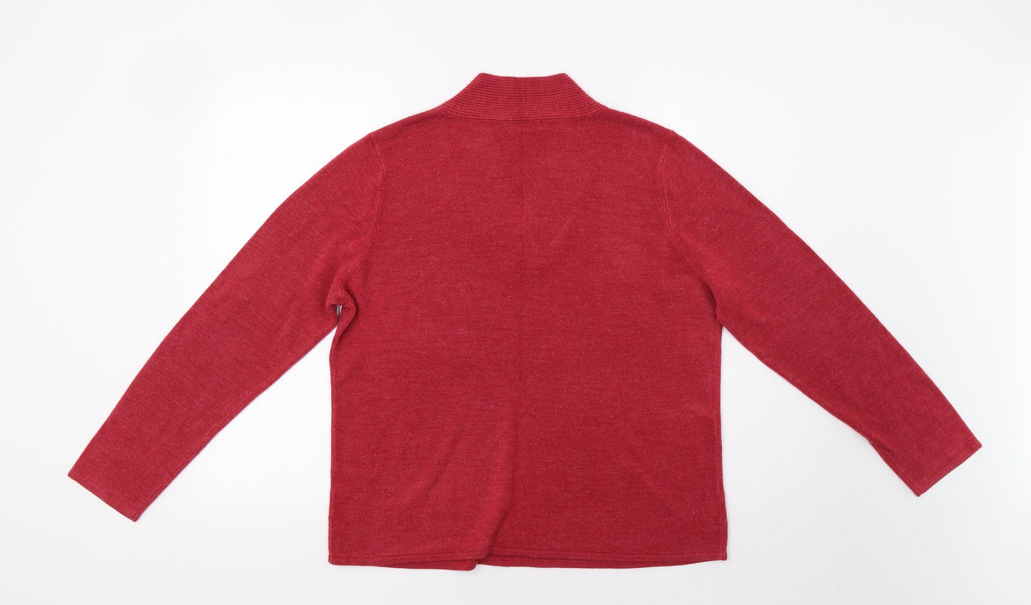 BM Womens Red   Pullover Jumper Size M