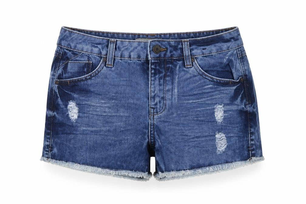 New Lok Womens Blue   Hot Pants Shorts Size 10