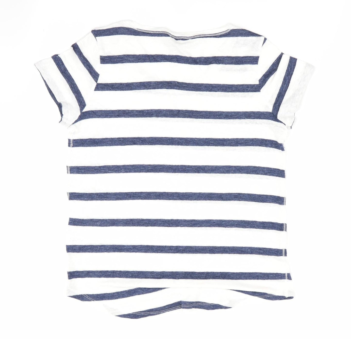 Pure Womens Blue Striped  Pullover Jumper Size 12