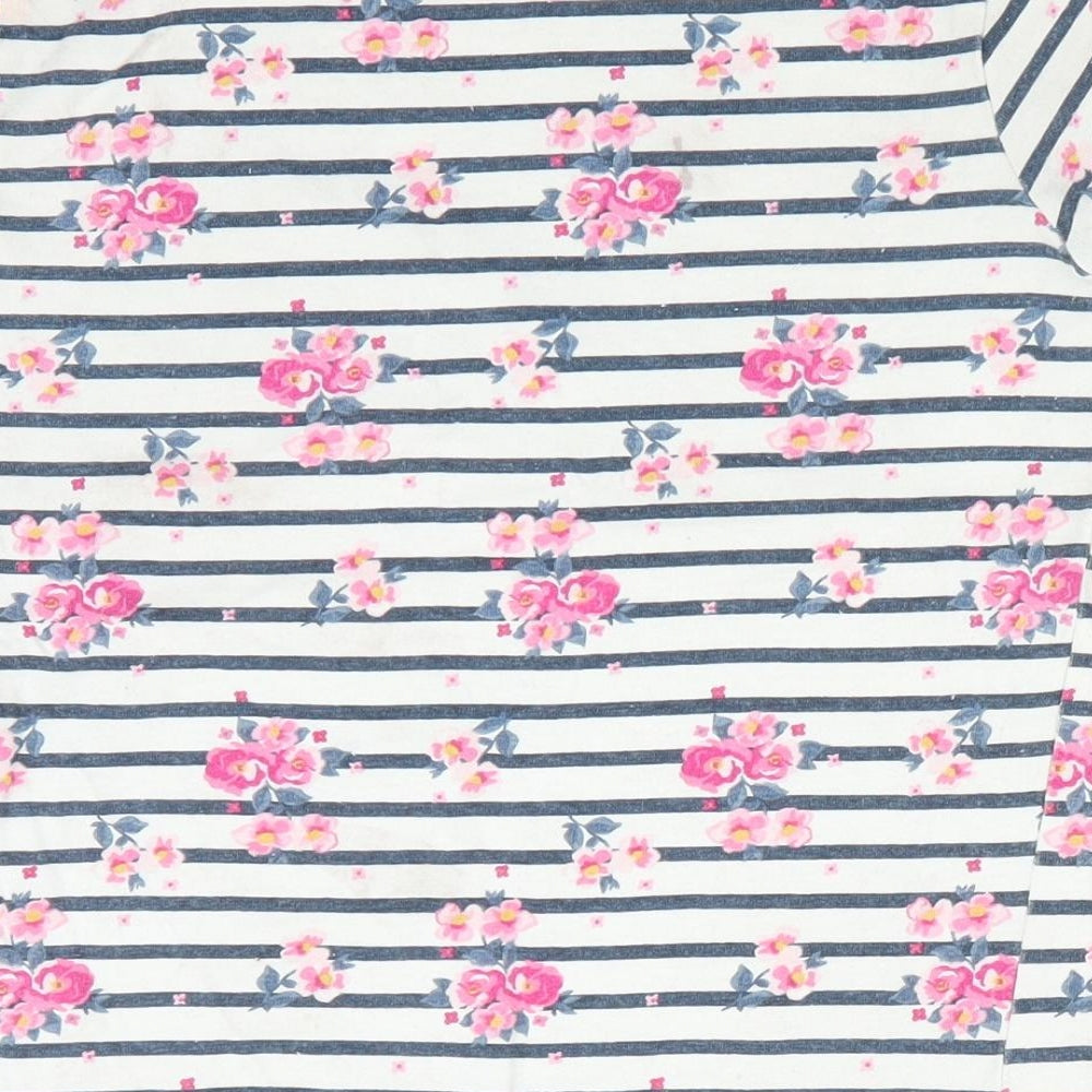 Primark Girls Blue Floral  Basic T-Shirt Size 4-5 Years  - Dream Big