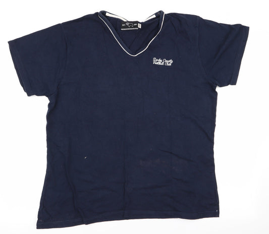 RAM Womens Blue   Basic T-Shirt Size 20  - Derby County Football Club