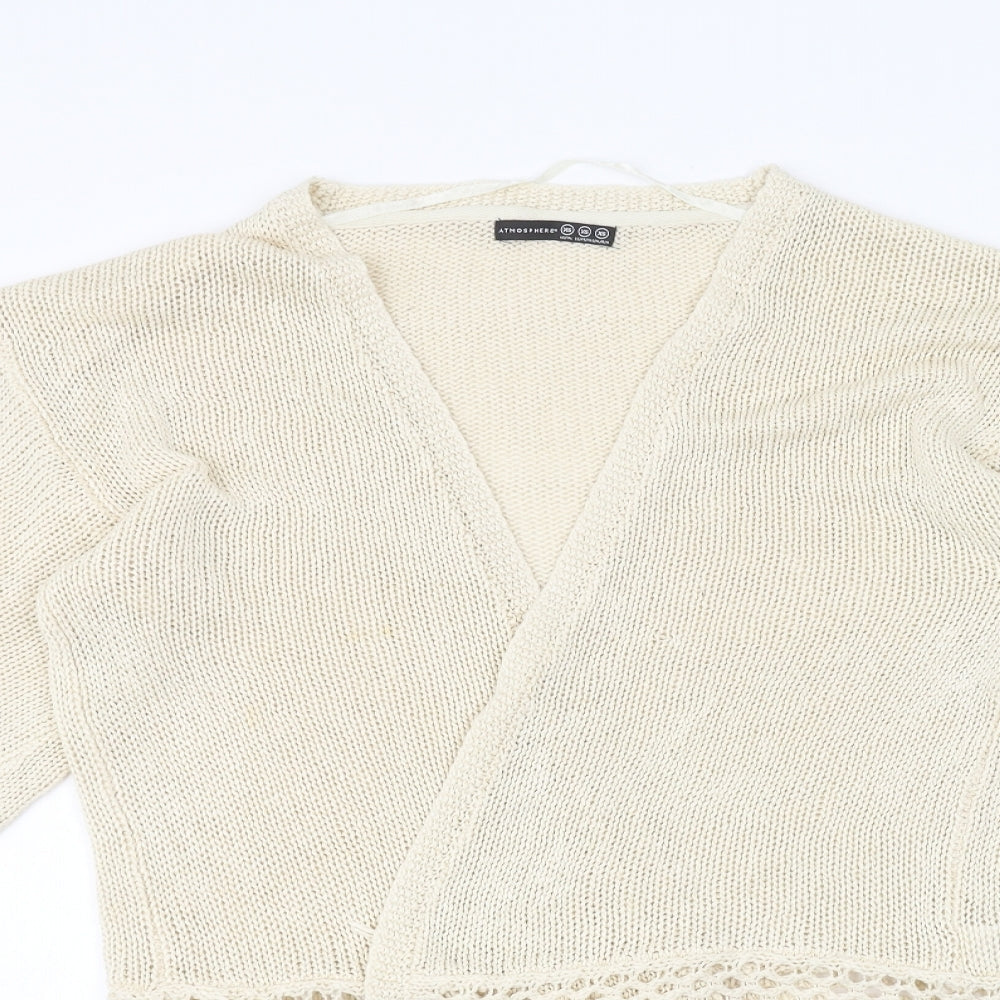 Atmosphere Womens Beige   Cardigan Jumper Size XS