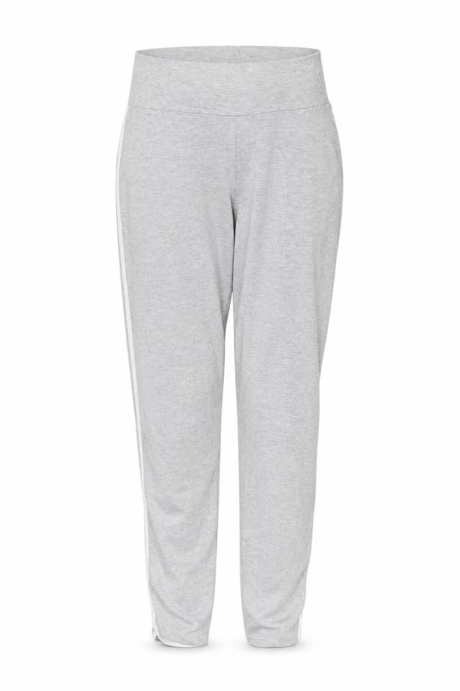 Front view of ASOS women’s grey sweatpants, size UK 12, 24-inch leg