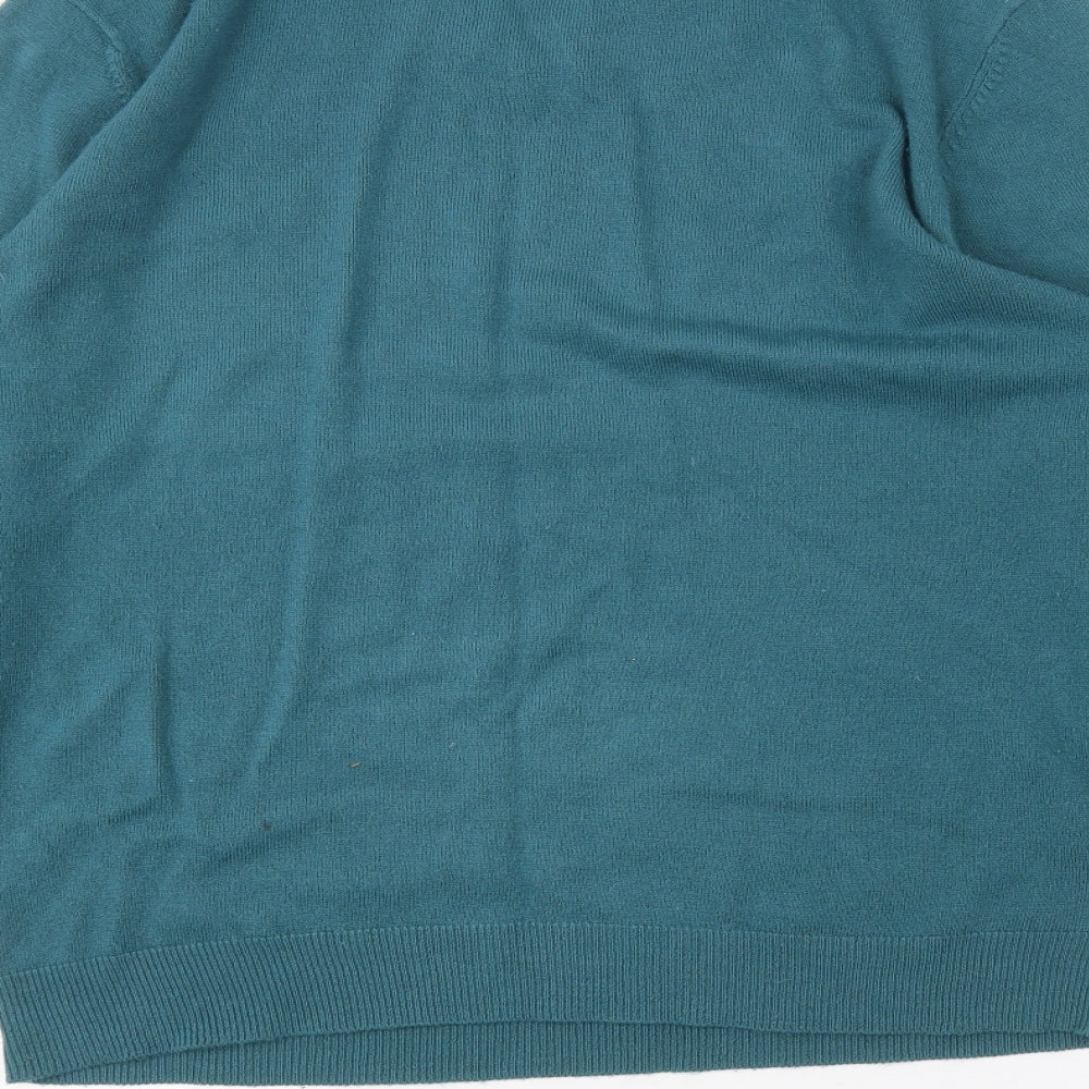 M&Co Mens Blue   Pullover Jumper Size M