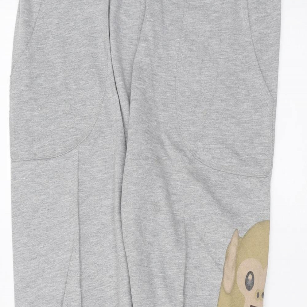 Preworn Womens Grey   Sweatpants Trousers Size 14 L28 in