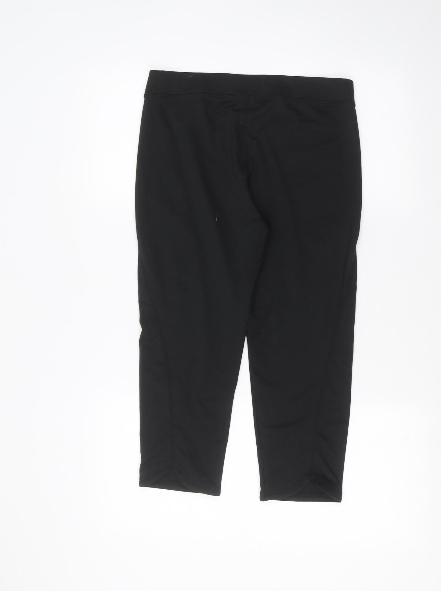 H&M Womens Black   Cropped Leggings Size M L20 in