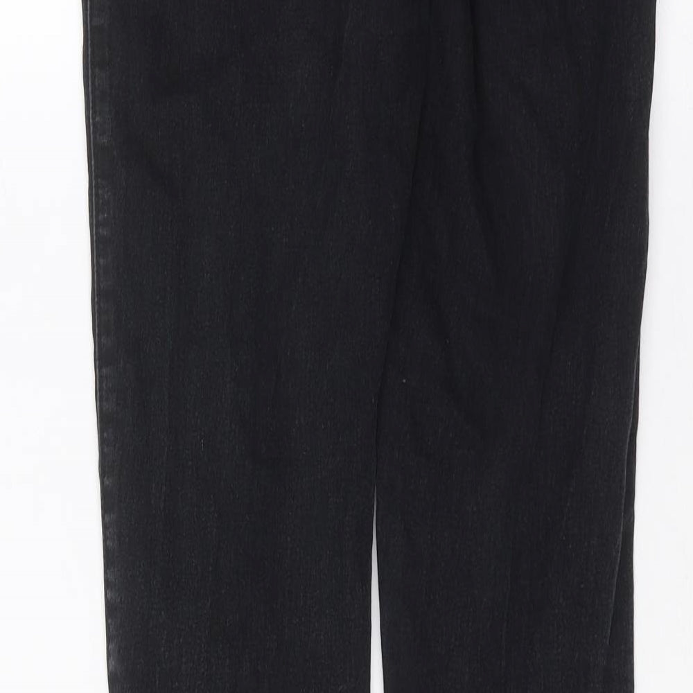 Denim & Co. Womens Black   Skinny Jeans Size 6 L27 in