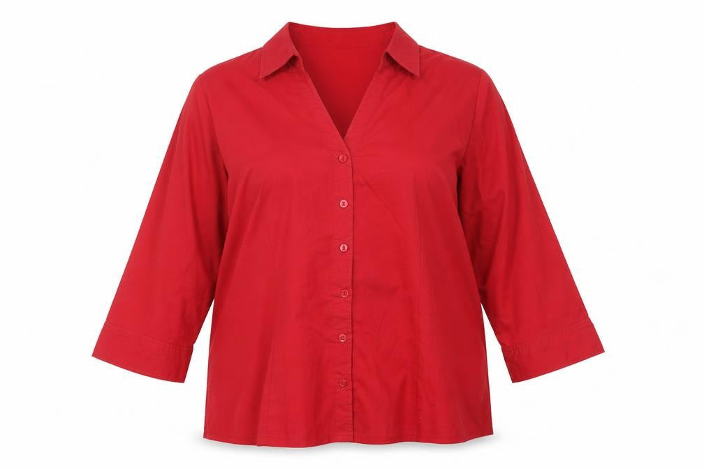 Autonomy Womens Red   Basic Button-Up Size 18