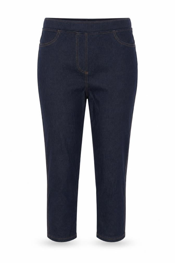Front view of Papaya women’s blue jegging leggings, size UK 10
