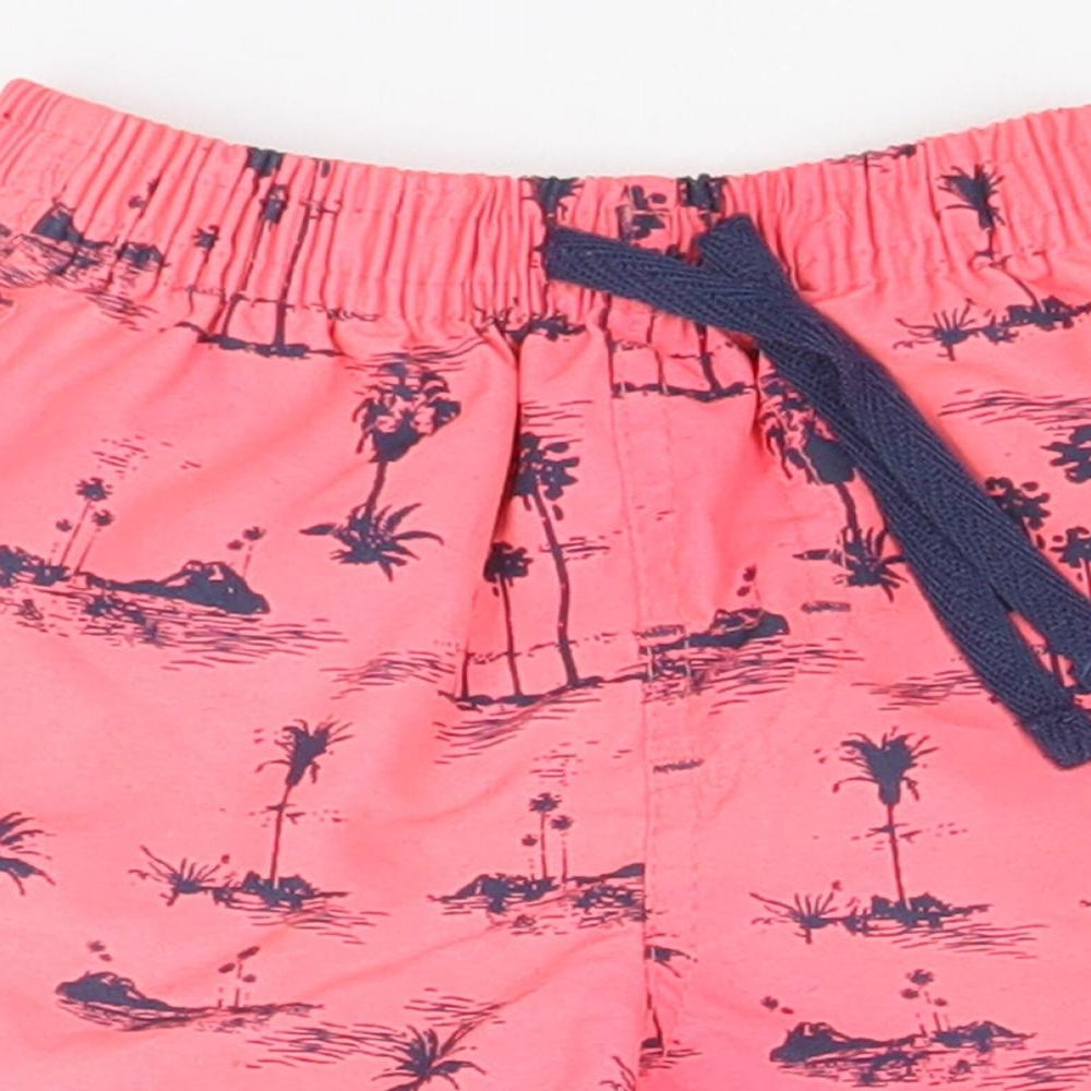 LITTLE REBEL Baby Pink Floral  Sweatpants Trousers Size 12-18 Months
