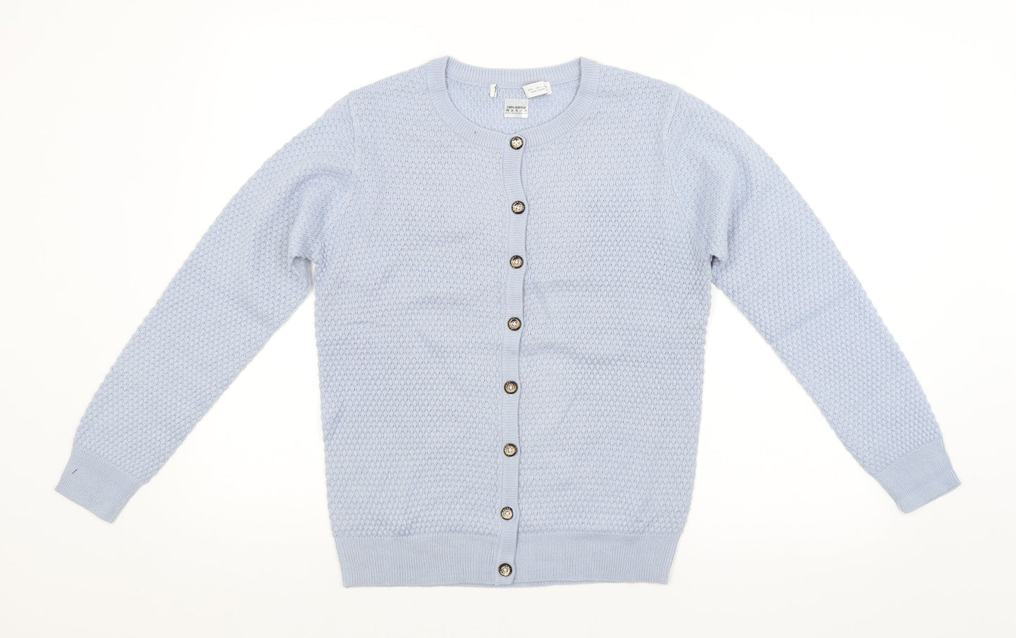 Preworn Womens Blue   Cardigan Jumper Size L