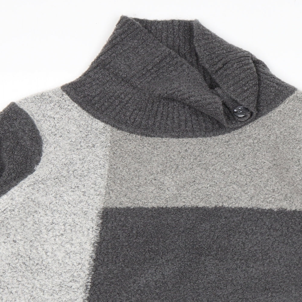 BM Womens Grey   Pullover Jumper Size M