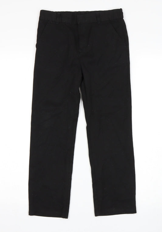F&F Boys Black   Dress Pants Trousers Size 8-9 Years