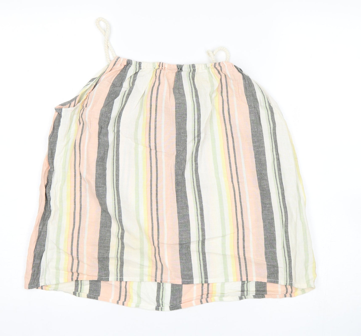 NEXT Womens Multicoloured Striped  Basic Tank Size 12