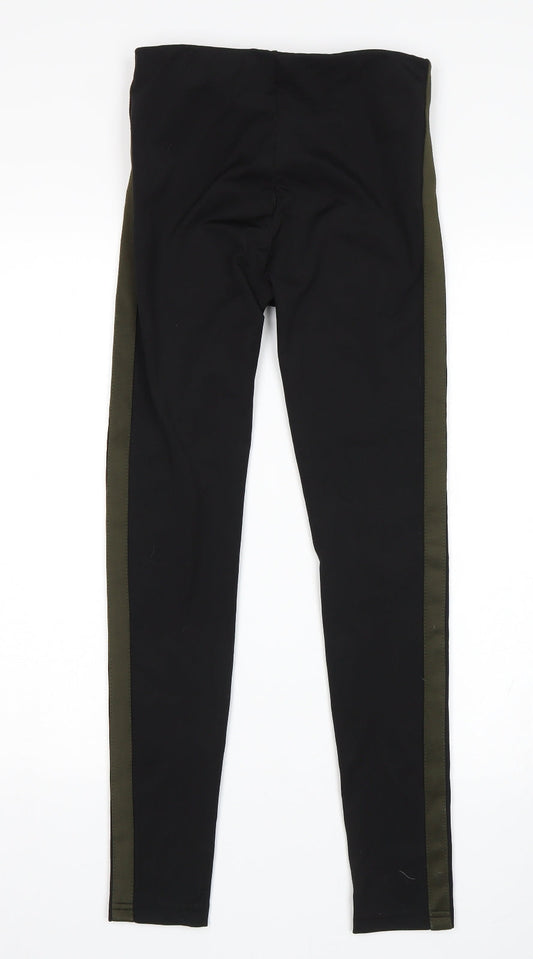 Portobello punk Womens Black   Jogger Leggings Size M L28 in