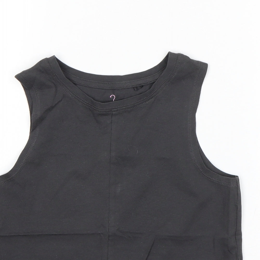 NEXT Girls Grey   Basic Tank Size 9 Years