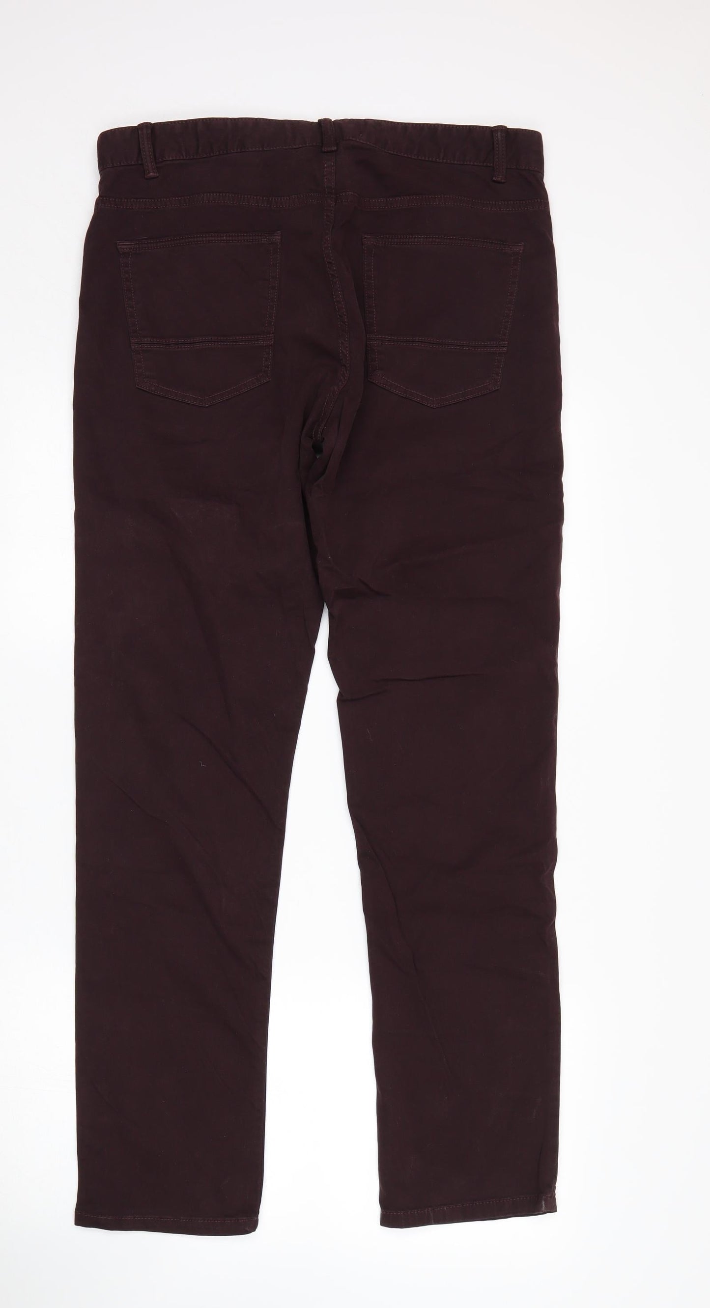 NEXT Womens Purple   Chino Trousers Size 34 L31 in