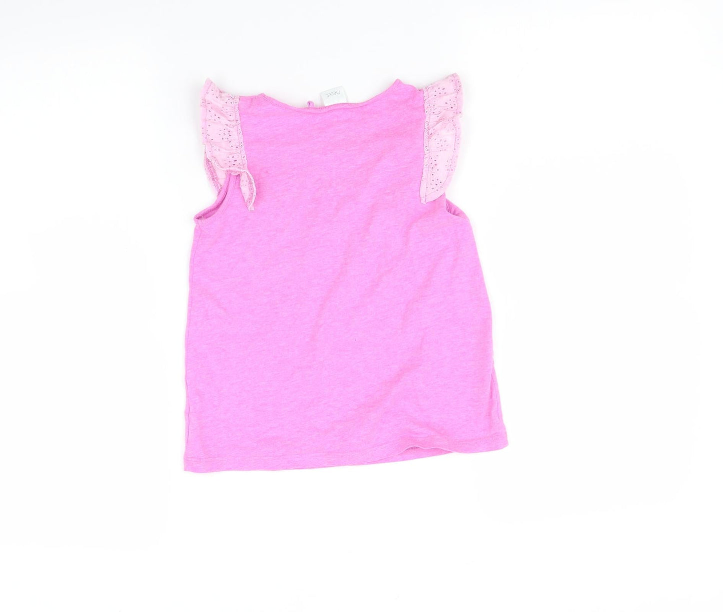 NEXT Girls Pink   Basic T-Shirt Size 5-6 Years