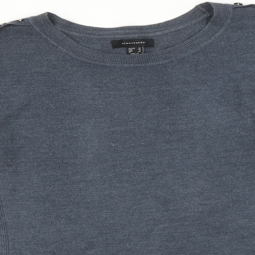Atmosphere Womens Blue   Pullover Jumper Size 12