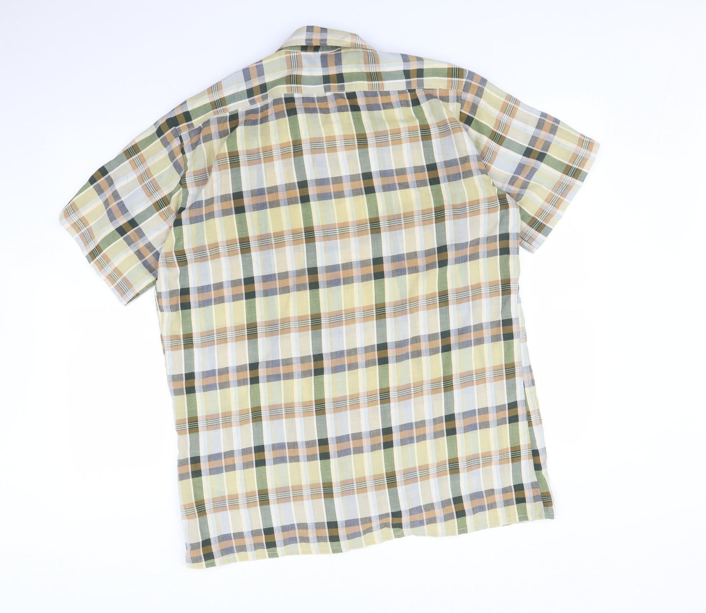 Preworn Mens Multicoloured Check   Button-Up Size L