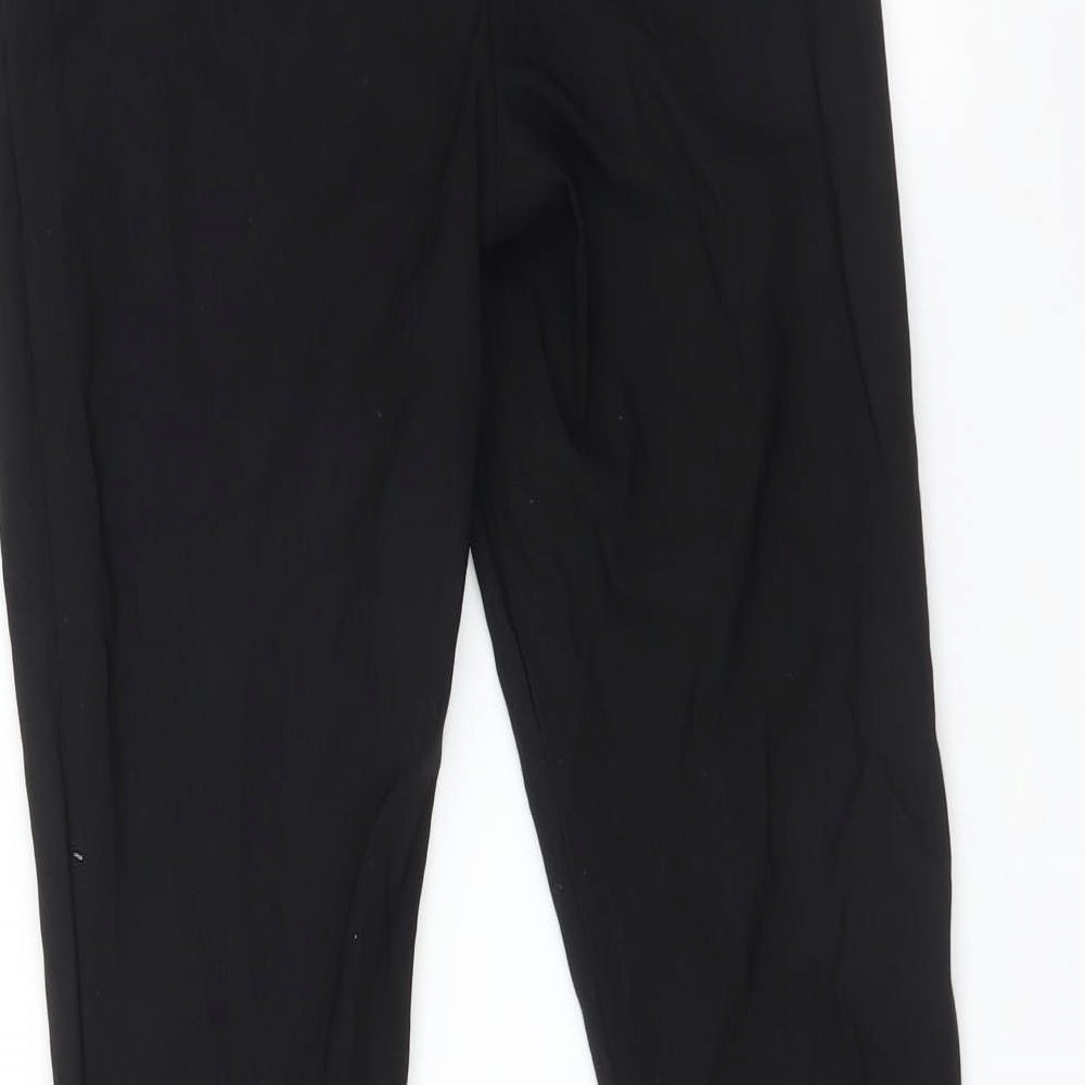 Preworn Womens Black   Trousers  Size 8 L27 in