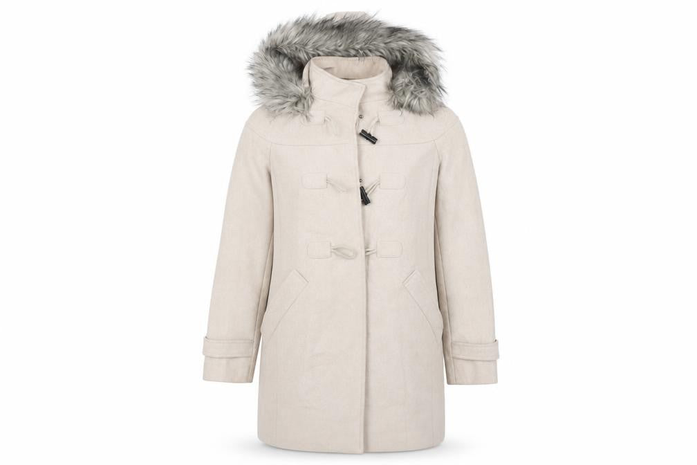 ASOS Womens Beige   Overcoat Coat Size 10