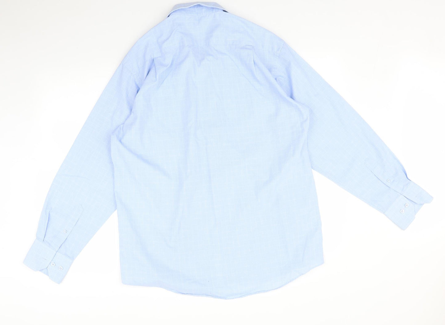Cedarwood state Mens Blue    Button-Up Size 16.5