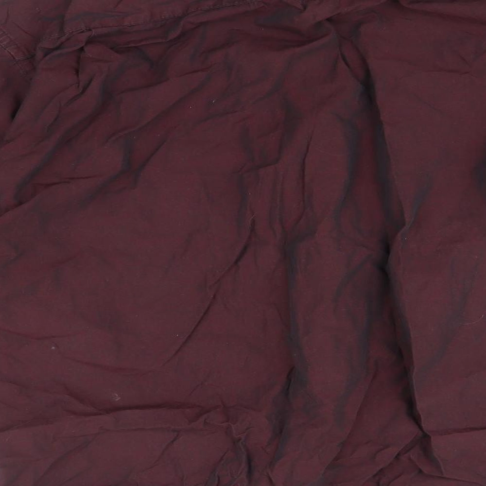 Copperstone Mens Purple    Button-Up Size 15