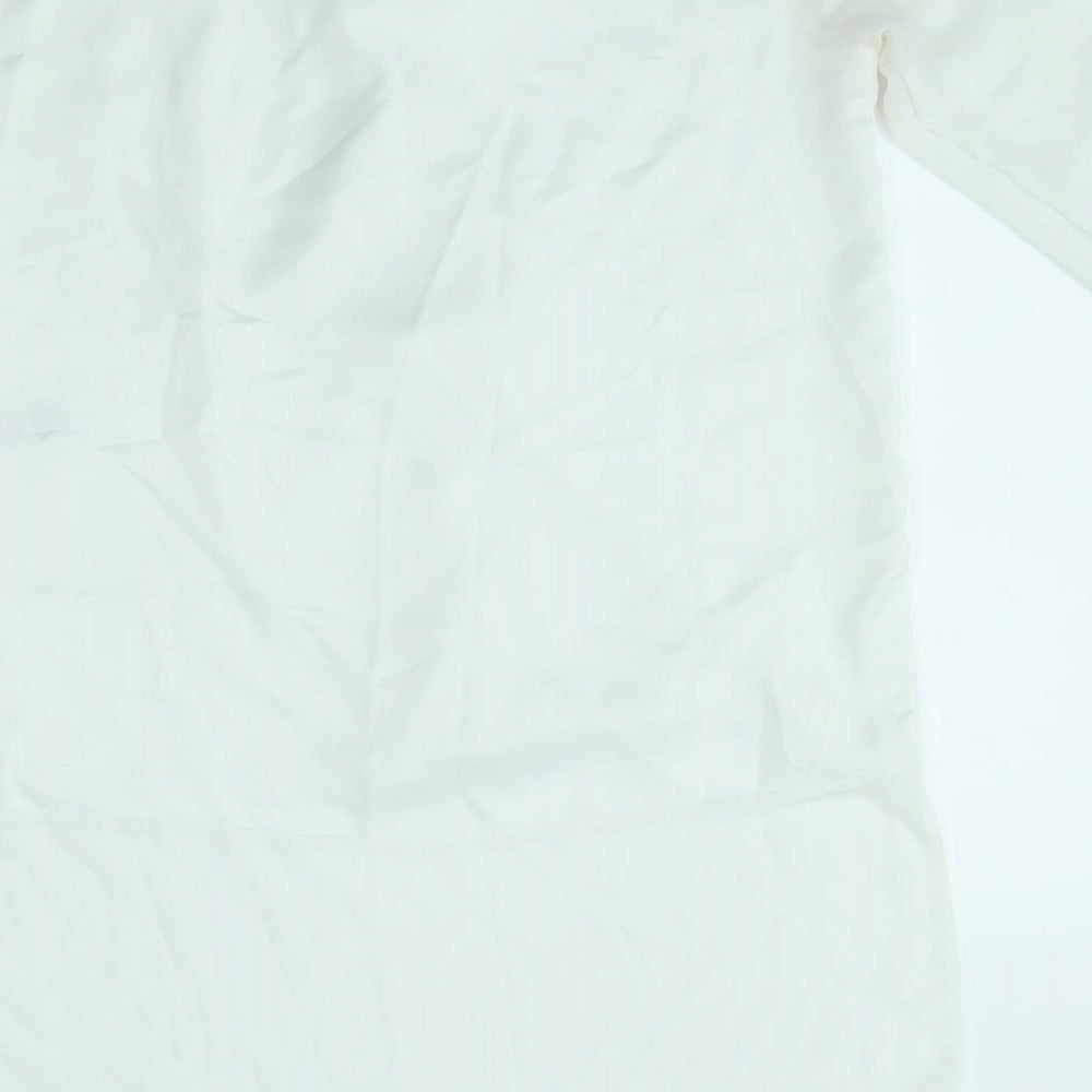 Lipsy london Womens White   Basic Button-Up Size 10