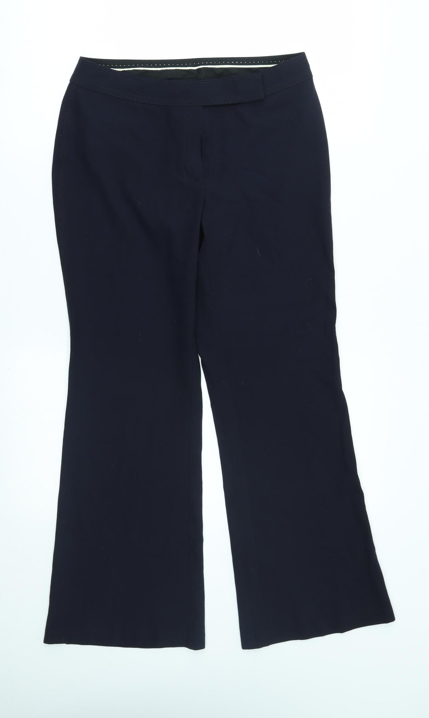 M&S Womens Blue   Trousers  Size 10 L28 in