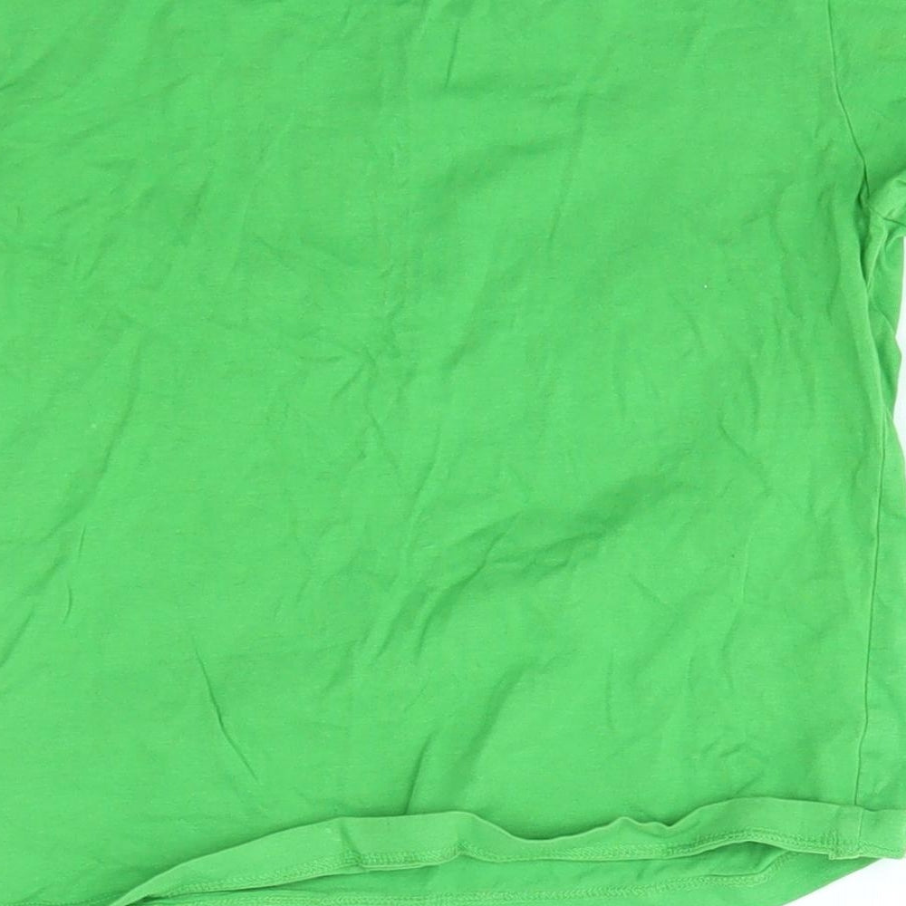 Mickey Boys Green   Basic T-Shirt Size 4 Years  - roadtrip, on your bike